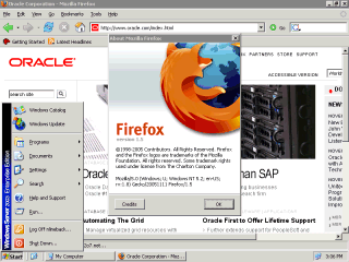 Firefox on Windows 2003 Server