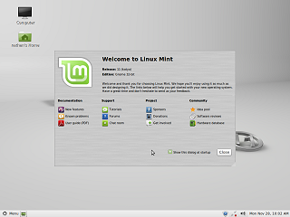 Mint 11 Desktop